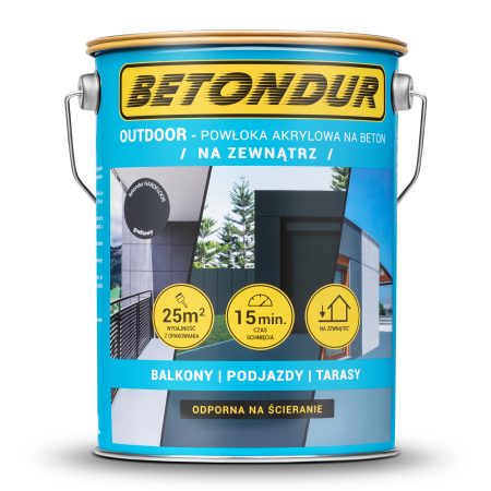 Betondur Outdoor - grafitowy 5l