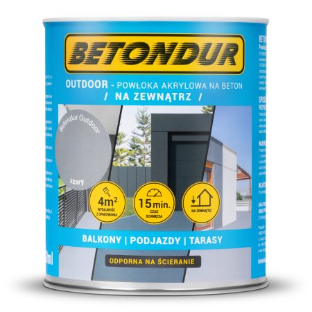 Betondur Outdoor - szary 0,75l