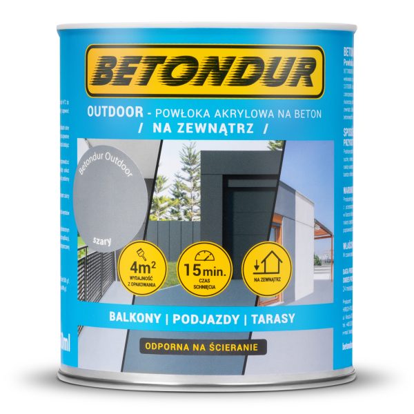 Betondur Outdoor - szary 0,75l